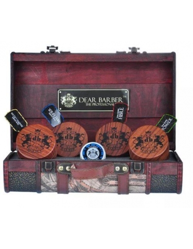 Dear Barber Vintage Wooden Suitcase