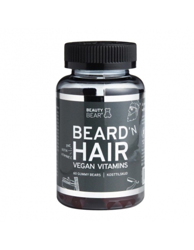 BeautyBear - Vitamine vegane per barba e capelli