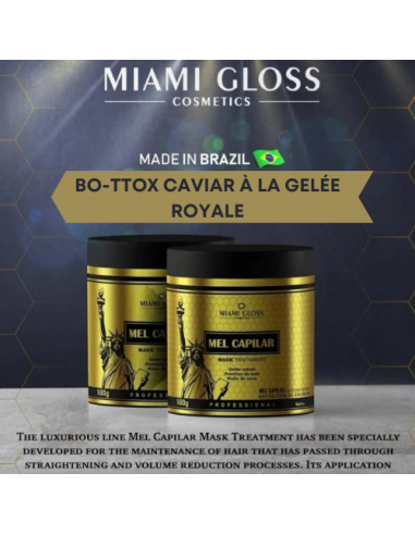 Miami Glans BO-TTOX "CAVIAR" verzorging met koninginnengelei