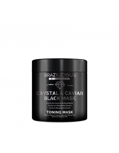 Brazilicious Crystal & Caviar Black Masque déjaunissant 500 gr