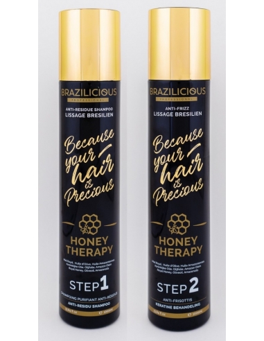 BraziliCious Honey Therapy 2 x 1 l - Keratine Behandeling