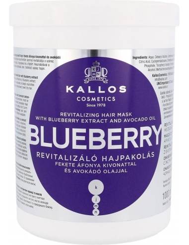 Kallos - Mască de păr cu afine - 1000 ml