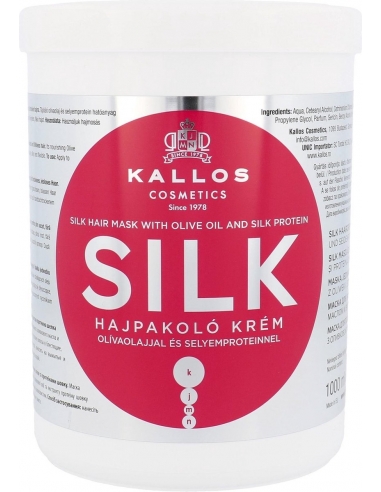 Kallos - Masque capillaire en soie - 1000ml